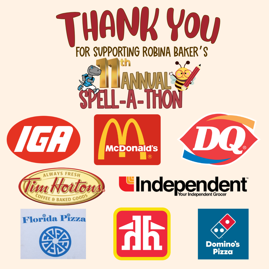 Spell a thon Thank You