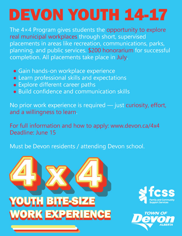 4 x 4 Job Poster