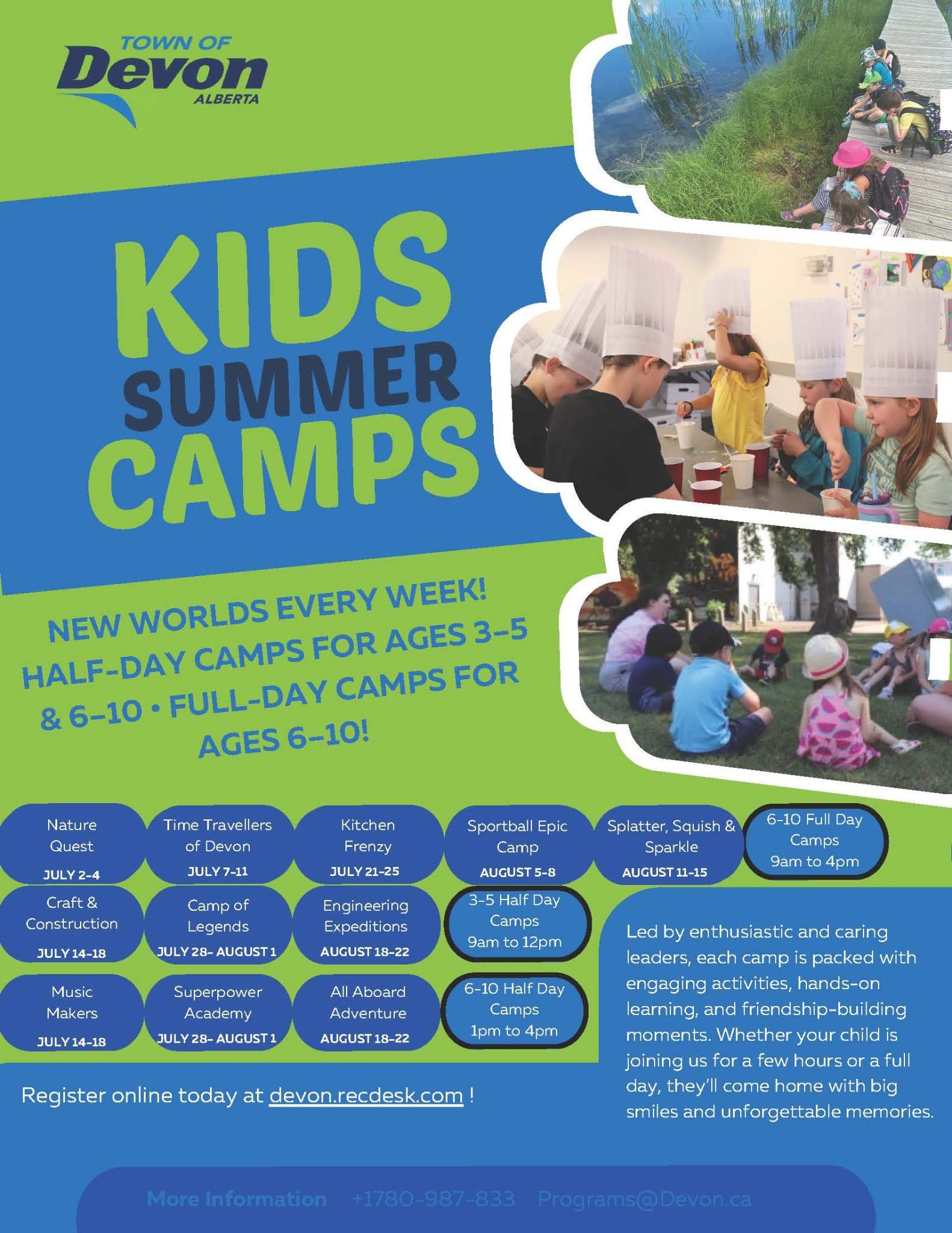 Summer Camp Promotions Page 1
