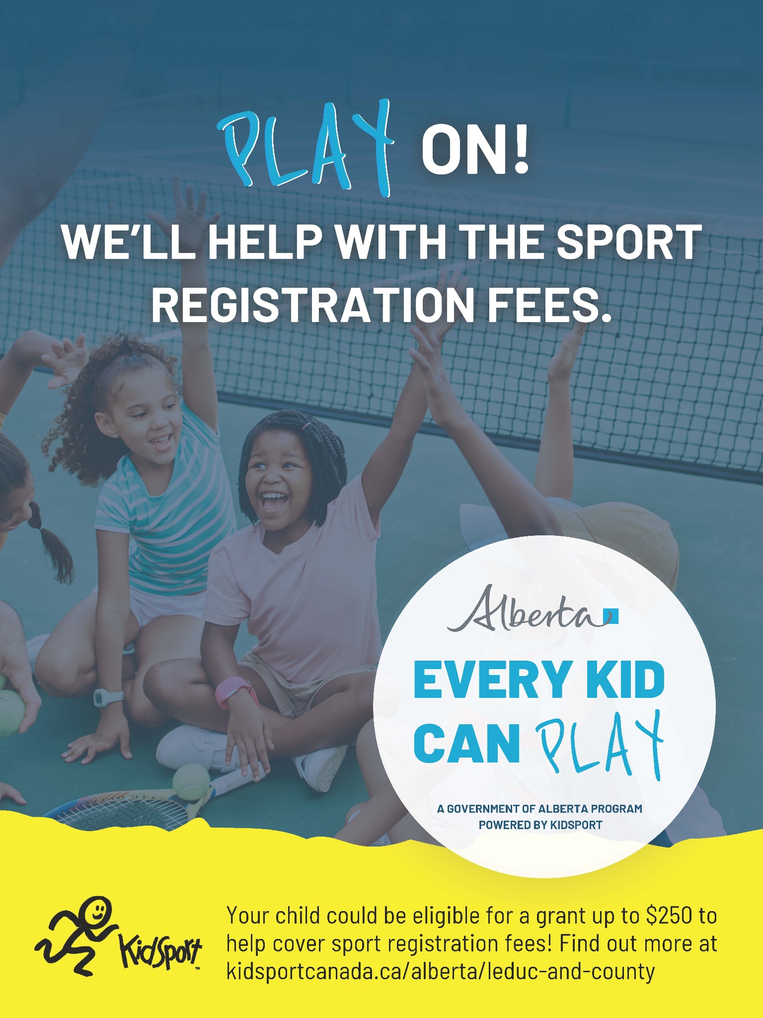 KidSport Leduc County Poster 1 