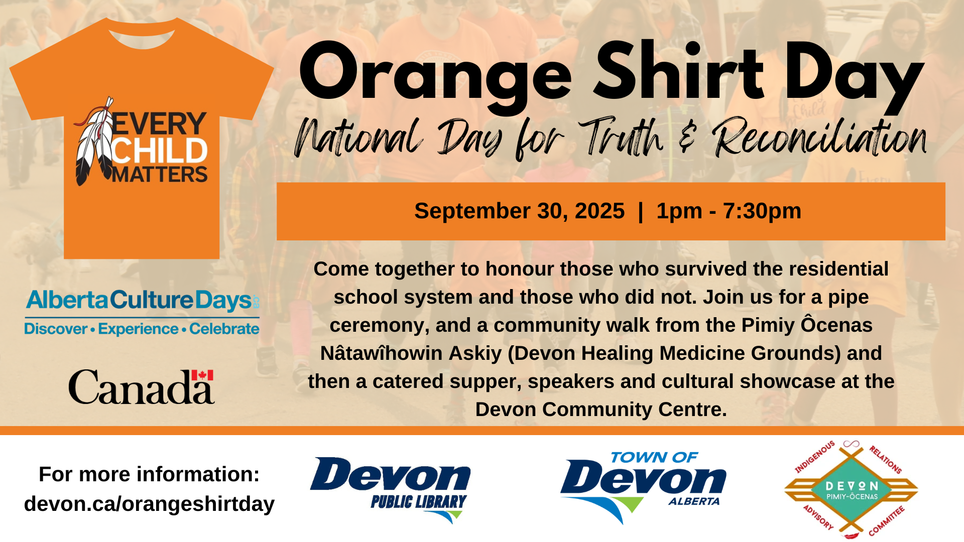 Orange Shirt Day in Devon