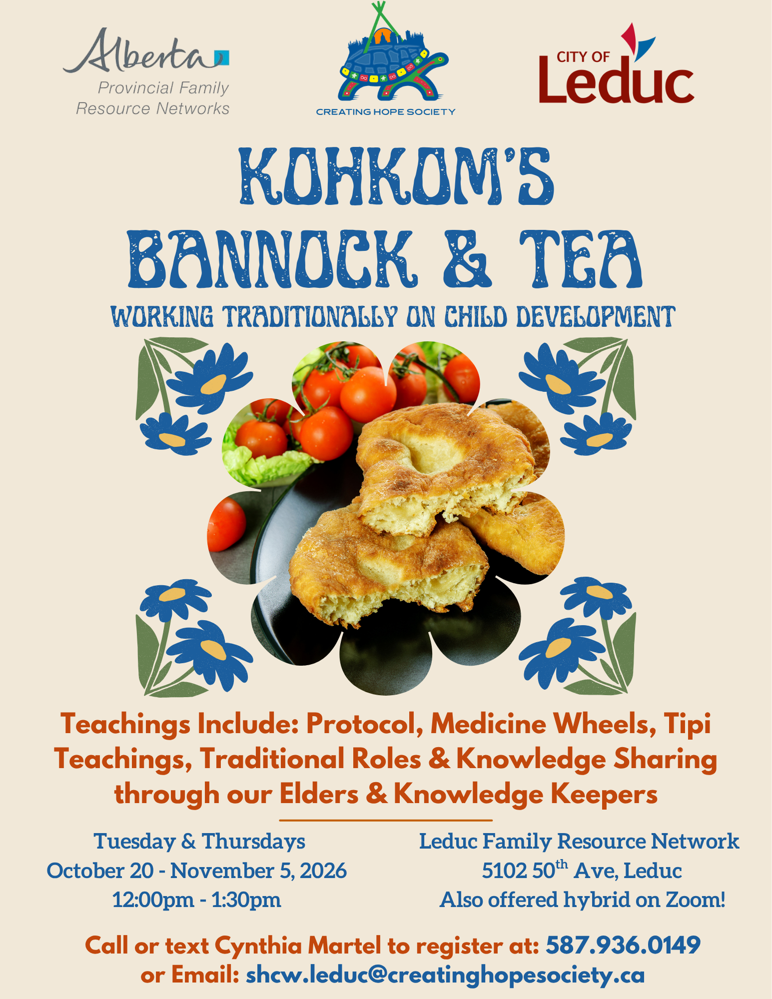 Kohkom Teaand Bannock