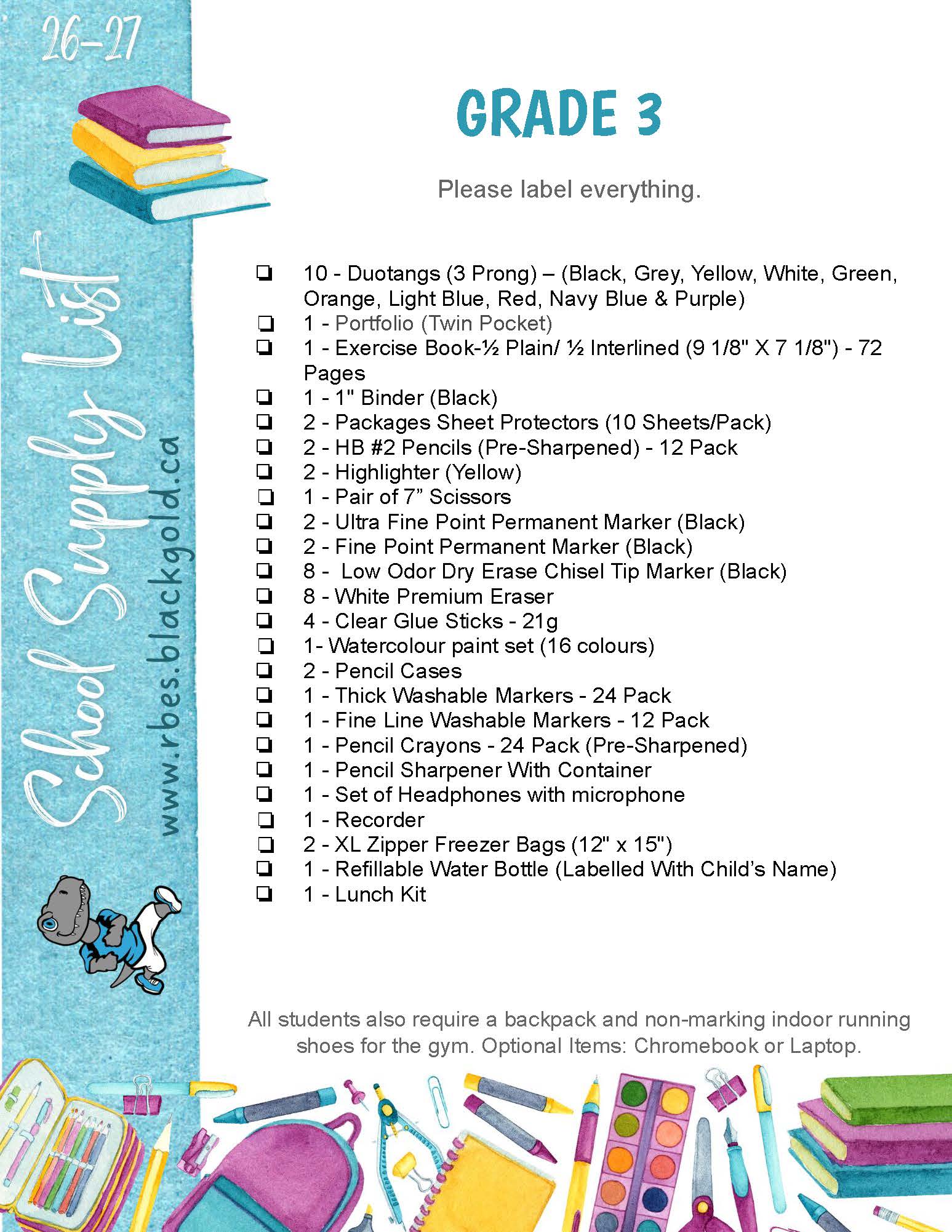 2026 2027 School Supplies Page 4